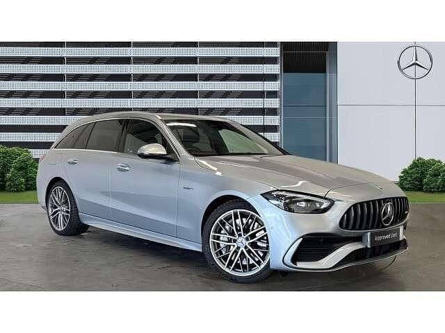 Silver Used 2024 Mercedes C43 AMG Premium Estate | £44,683 (Super price) - Image 1/4
