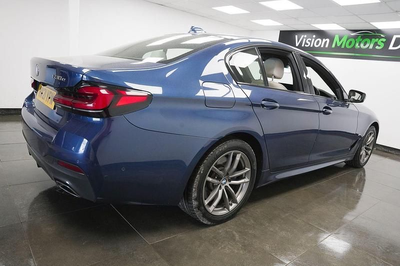 Used BMW 530e M Sport 2021 Blue Sedan