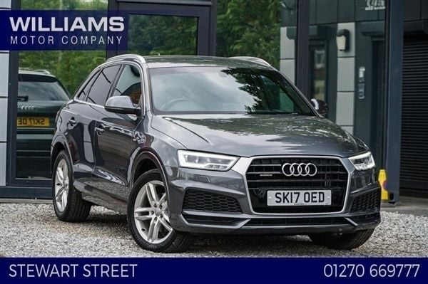 Grey Used 2017 Audi Q3 S-Line SUV | £10,990 (Fair price) - Image 1/1