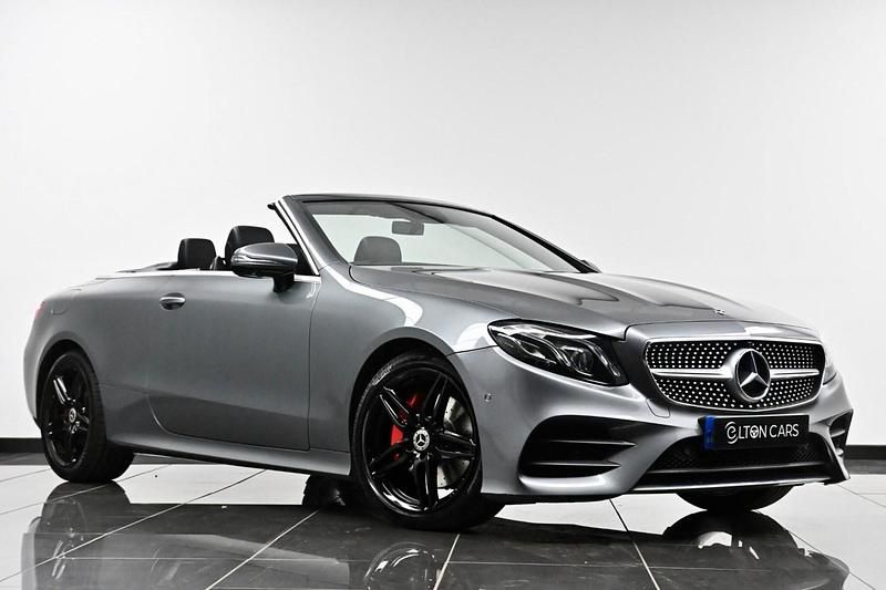 Used Mercedes E220 AMG line 194 HP (142 kW) 2019 Grey Cabriolet