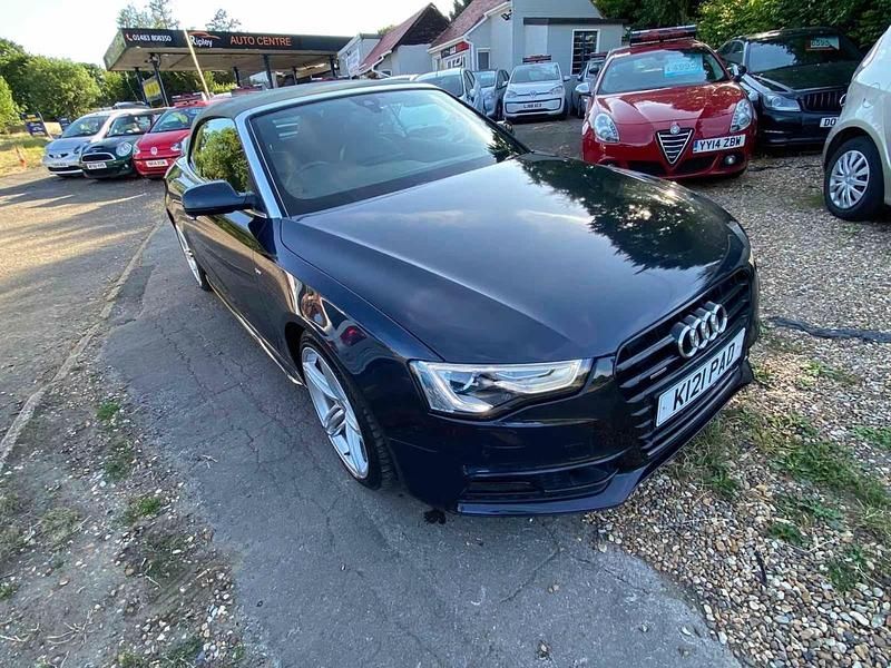 Used Audi A5 Cabriolet S-Line 2013 Blue Cabriolet