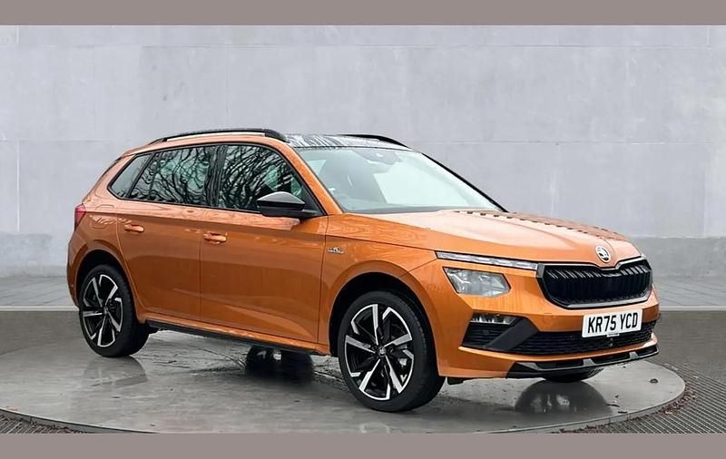 New Skoda Kamiq Monte Carlo 116 HP (85 kW) 2025 Phoenix orange metallic SUV