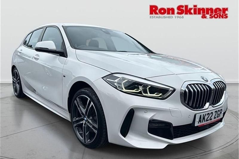 White Used 2022 BMW 118 M Sport Hatchback | £22,799 (Expensive) - Image 1/4