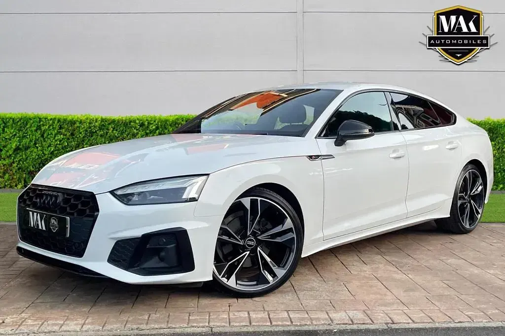 Used Audi A5 Sportback Black Edition 2022 White Hatchback