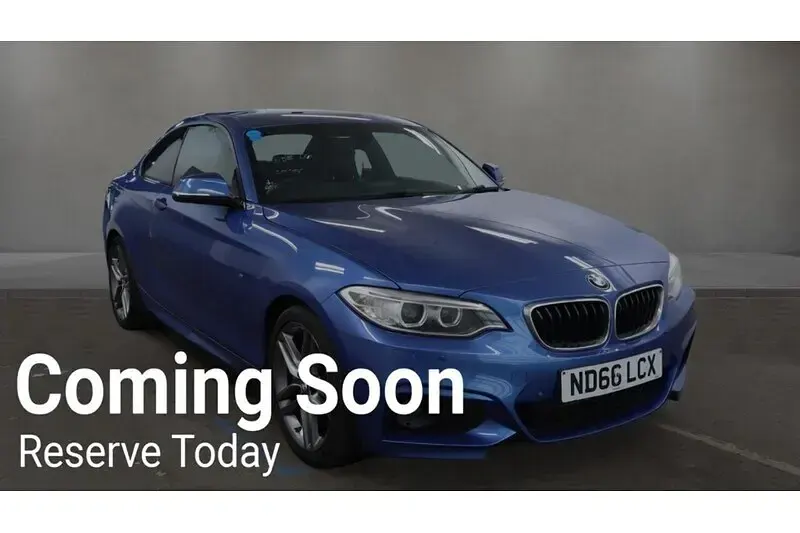 Used BMW 220 M Sport 190 HP (139 kW) 2017 Blue Coupe