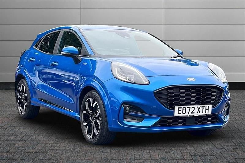 Desert island blue Used 2022 Ford Puma ST-Line X Hatchback | £18,700 (Fair price) - Image 1/3