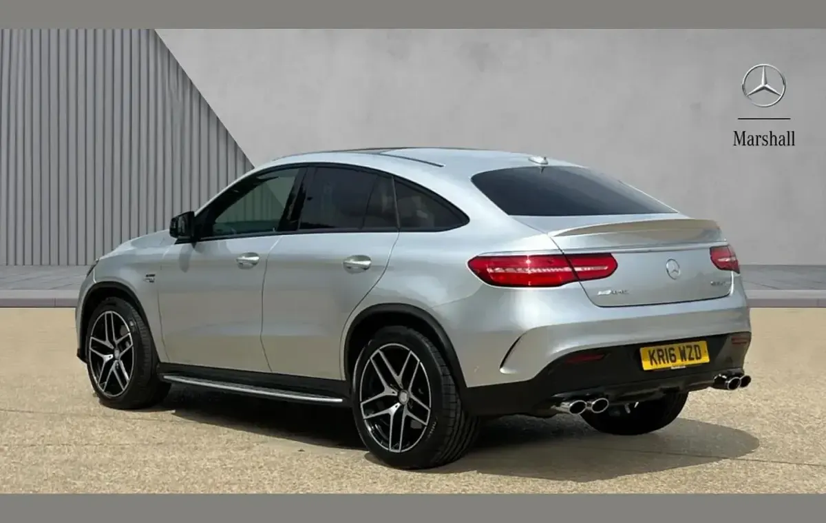 Used Mercedes GLE450 AMG Premium 367 HP (269 kW) 2016 Iridium silver metallic SUV