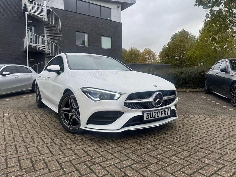 White Used 2020 Mercedes CLA200 AMG Line Premium Coupe | £20,249 (Fair price) - Image 1/4