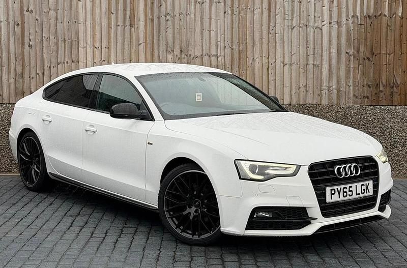 Used Audi A5 Black Edition 177 HP (130 kW) 2016 White Coupe