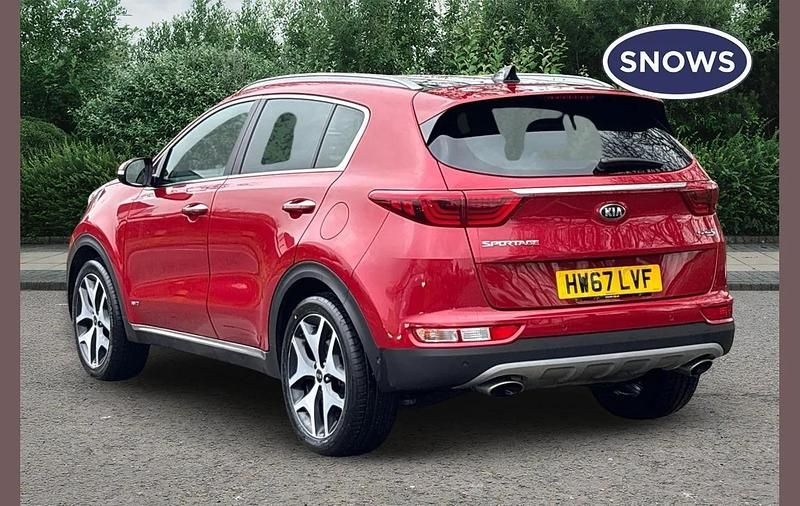 Used Kia Sportage GT-Line S 174 HP (127 kW) 2017 Red SUV