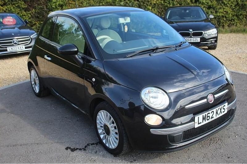 Crossover black Used 2012 Fiat 500 Lounge Hatchback | £2,995 (Good price) - Image 1/1