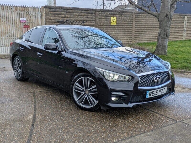 Black Used 2015 Infiniti Q50 Sport Tech Sedan | £4,995 (Good price) - Image 1/4