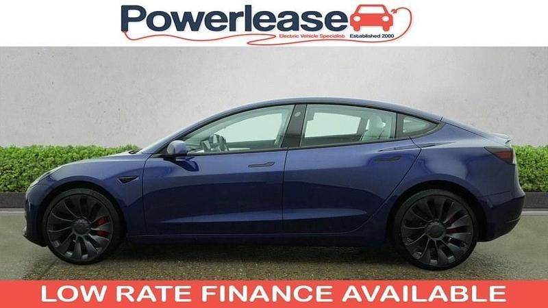 Used Tesla Model 3 Performance 82 kW (112 HP) 2022 Blue Sedan