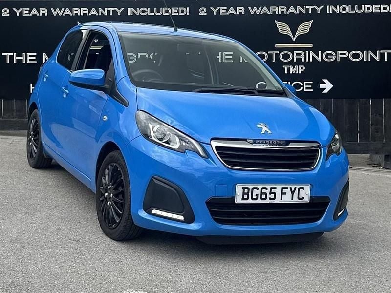 Blue Used 2015 Peugeot 108 Active Hatchback | £4,495 (Good price) - Image 1/4