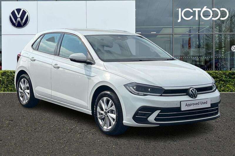 White Used 2023 VW Polo Style Hatchback | £17,713 (Fair price) - Image 1/4