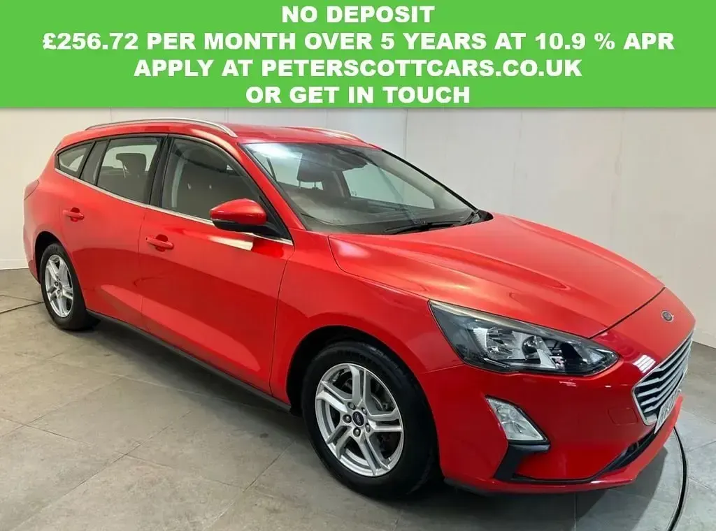 Używany Ford Focus Zetec 125 KM (91 kW) 2022 Czerwony Kombi