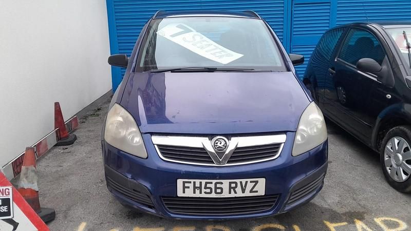 Used Vauxhall Zafira 105 HP (77 kW) 2007 Blue MPV