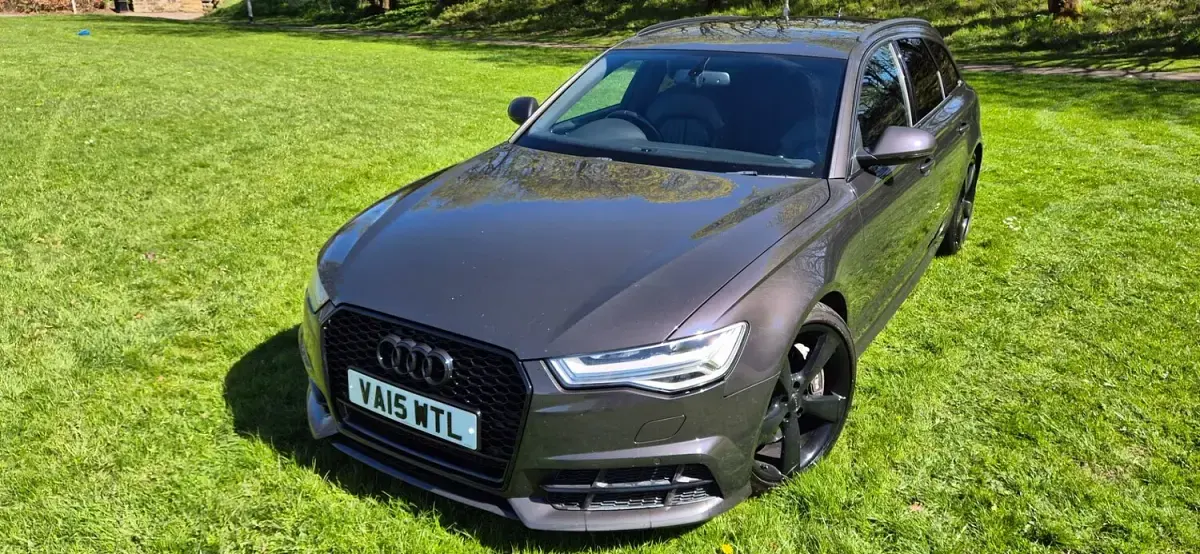 Used Audi A6 Black Edition 320 HP (235 kW) 2015 Grey Estate