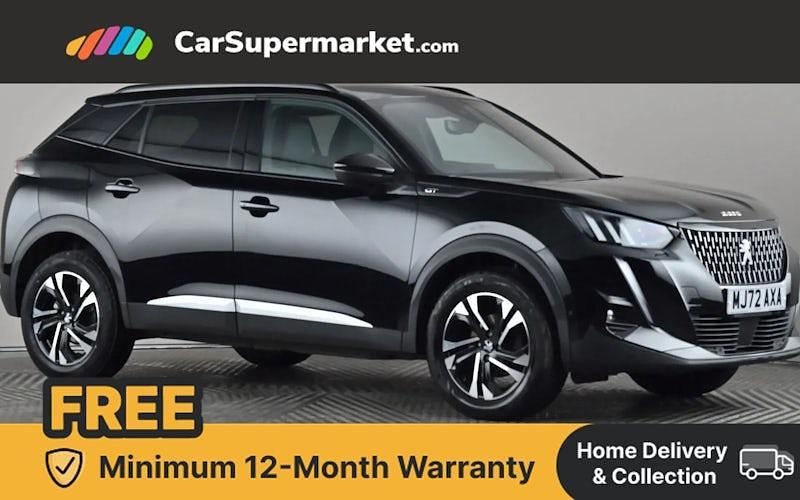 Black Used 2022 Peugeot 2008 GTi SUV | £15,197 (Fair price) - Image 1/4