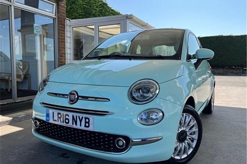 Green Used 2016 Fiat 500 Lounge Hatchback | £5,995 (Fair price) - Image 1/3