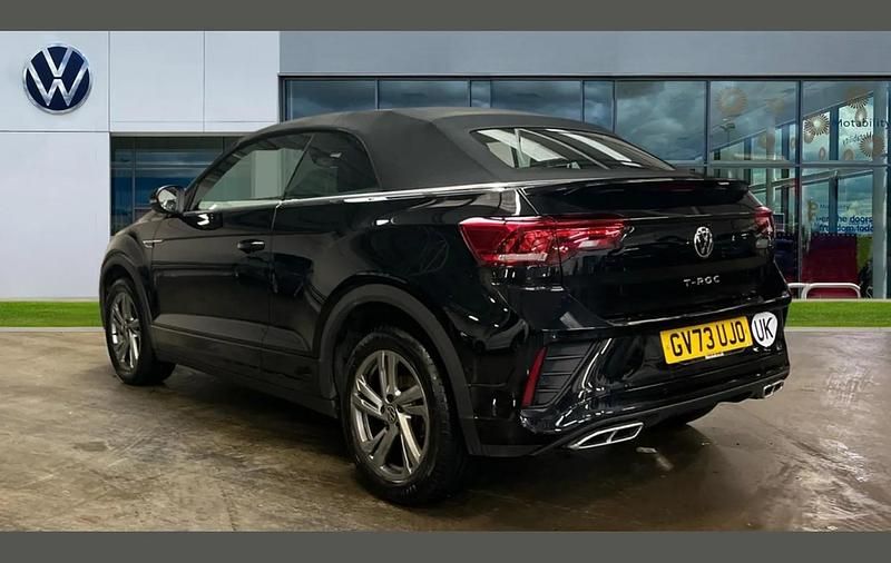 Used VW T-Roc Cabriolet R-line 150 HP (110 kW) 2024 Black Cabriolet