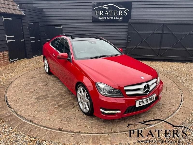 Used Mercedes C250 Sport Edition 2015 Red Coupe