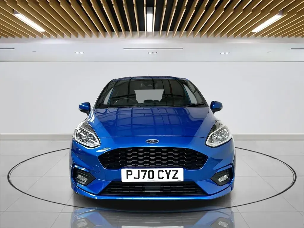 Usado Ford Fiesta ST-Line 155 HP (114 kW) 2020 Azul Citadino