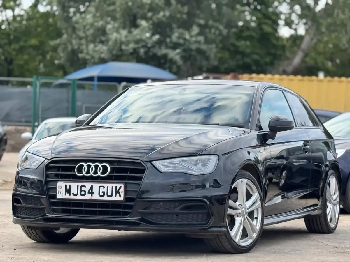 Used Audi A3 S-Line 150 HP (110 kW) 2014 Black Hatchback