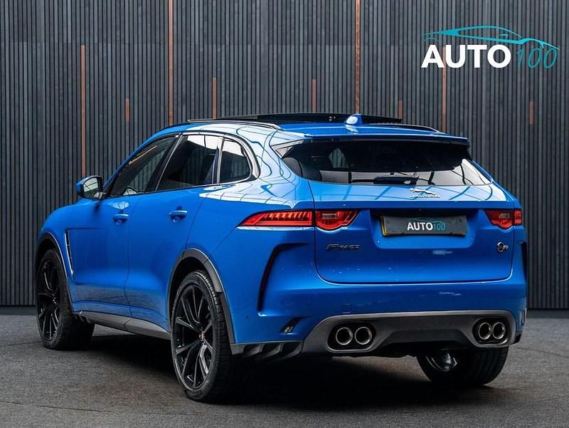 Used Jaguar F-Pace SVR 550 HP (404 kW) 2019 Blue SUV