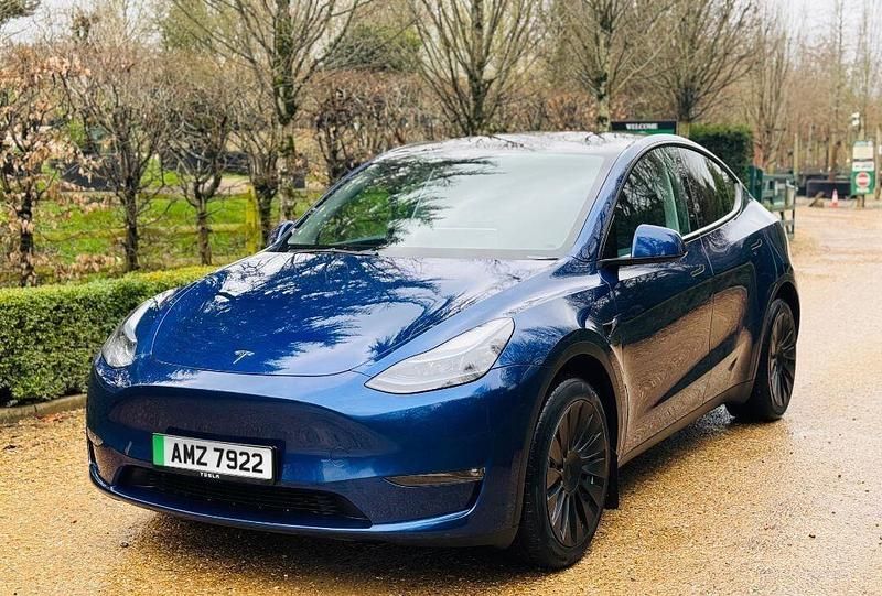 Used Tesla Model Y Long Range AWD 378 kW (514 HP) 2023 Blue SUV