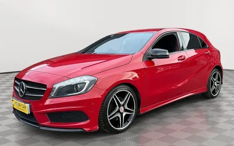 Used Mercedes A200 AMG 136 HP (100 kW) 2013 Red Hatchback