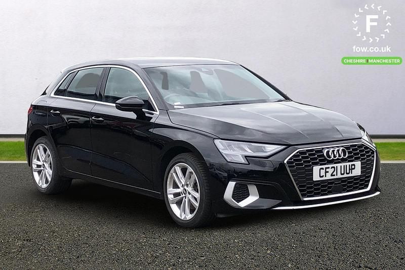 Black Used 2021 Audi A3 e-tron Sport Hatchback | £19,299 (Good price) - Image 1/4