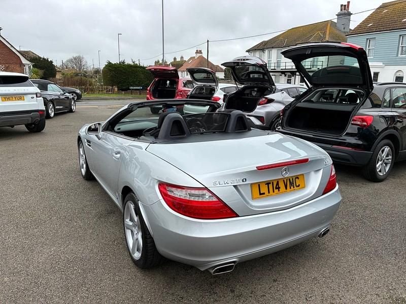 Used Mercedes SLK250 204 HP (150 kW) 2014 Silver Cabriolet