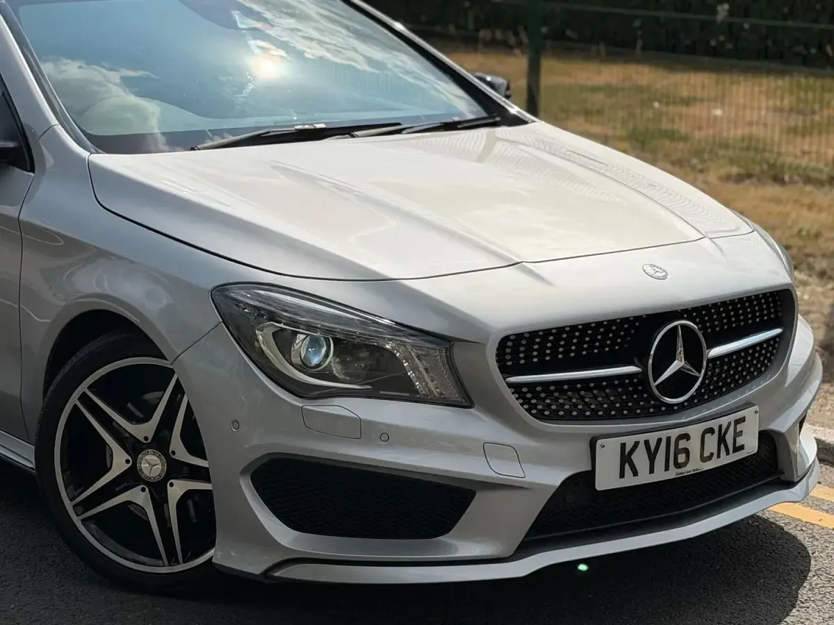 Used Mercedes CLA220 AMG 177 HP (130 kW) 2016 Silver Coupe