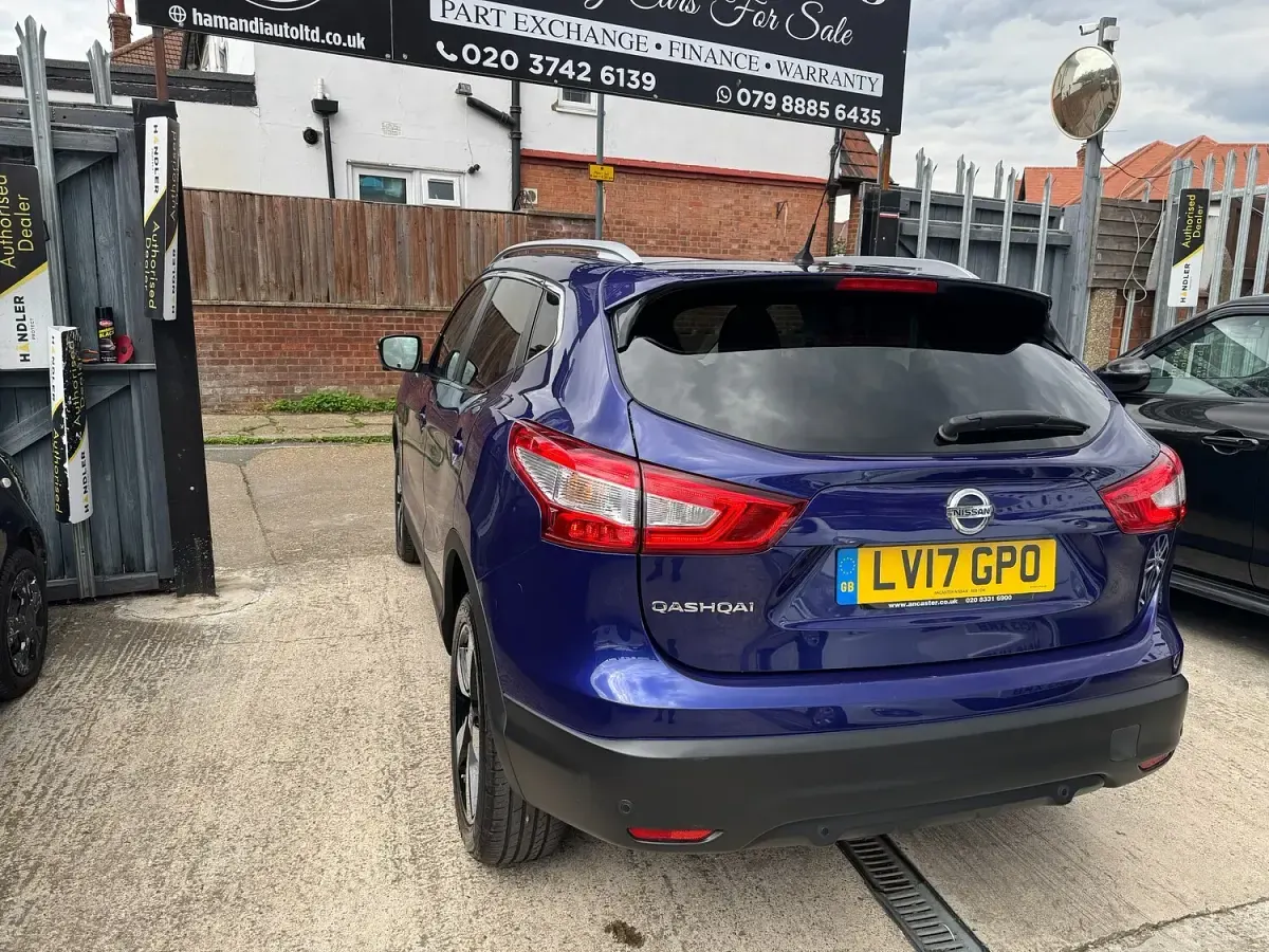 Używany Nissan Qashqai N-Connecta 115 KM (84 kW) 2017 Niebieski SUV