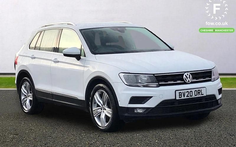White Used 2020 VW Tiguan Match SUV | £18,399 (Fair price) - Image 1/4