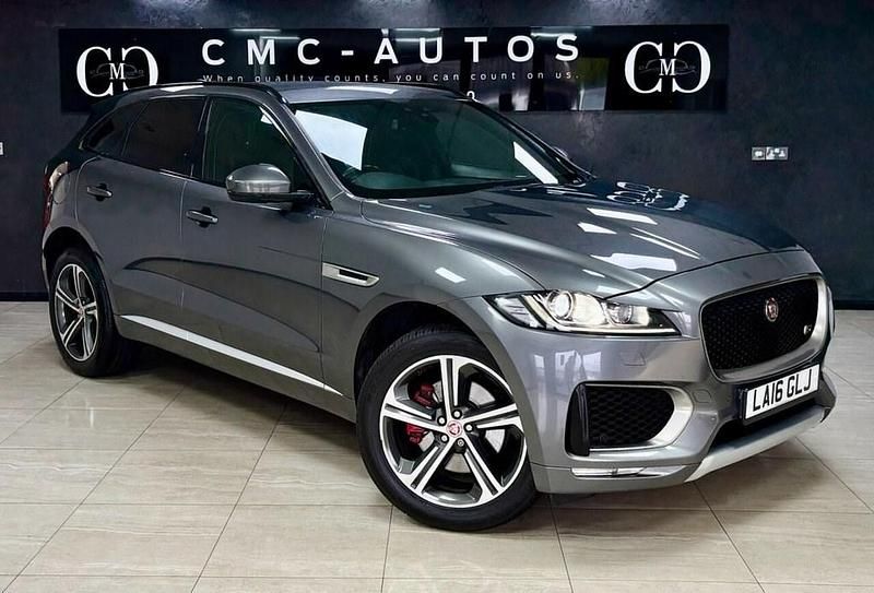 Begagnad Jaguar F-Pace S 300 HK (220 kW) 2016 Grå SUV