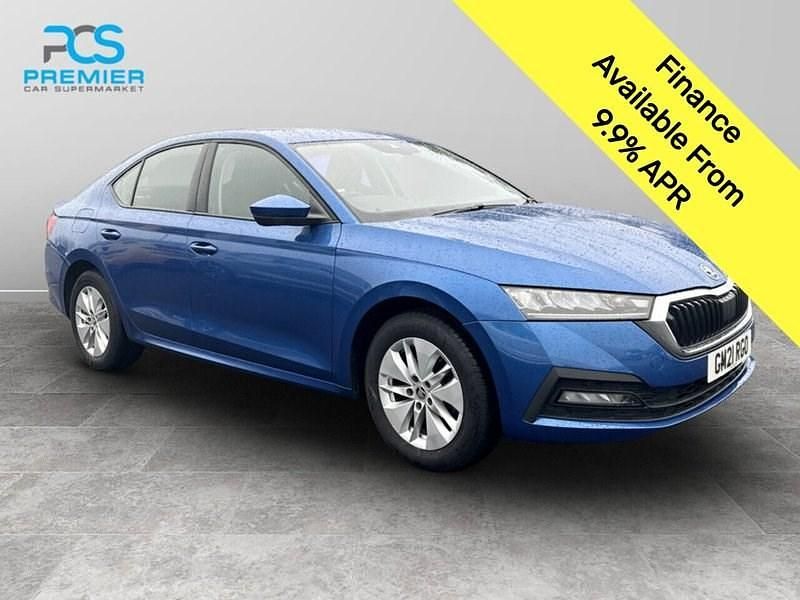 Blue Used 2021 Skoda Octavia SE Technology Hatchback | £12,495 (Fair price) - Image 1/3