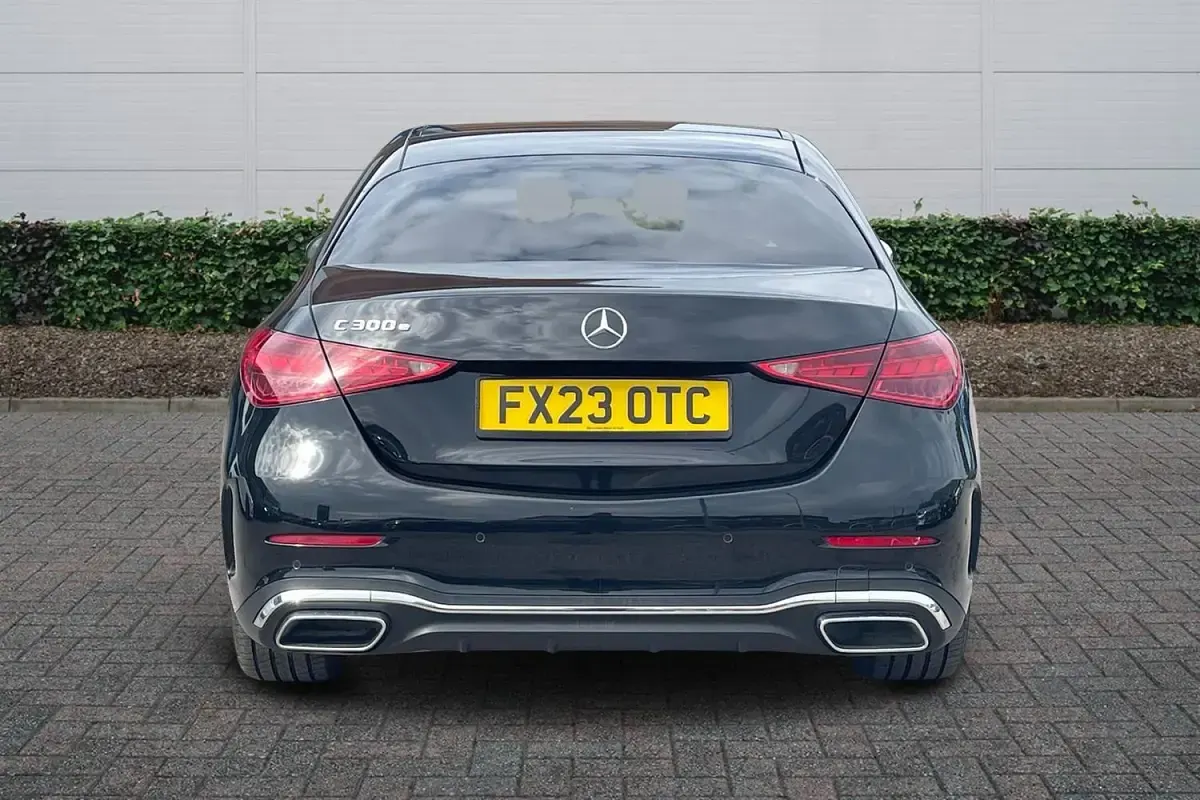 Used Mercedes C300e AMG line 2023 Black Sedan