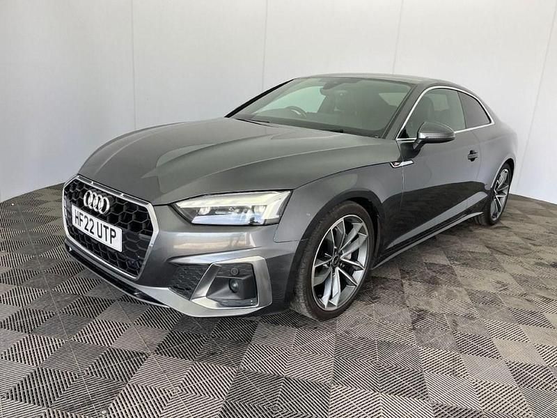 Grey Used 2022 Audi A5 S-Line Coupe | £20,199 (Good price) - Image 1/4