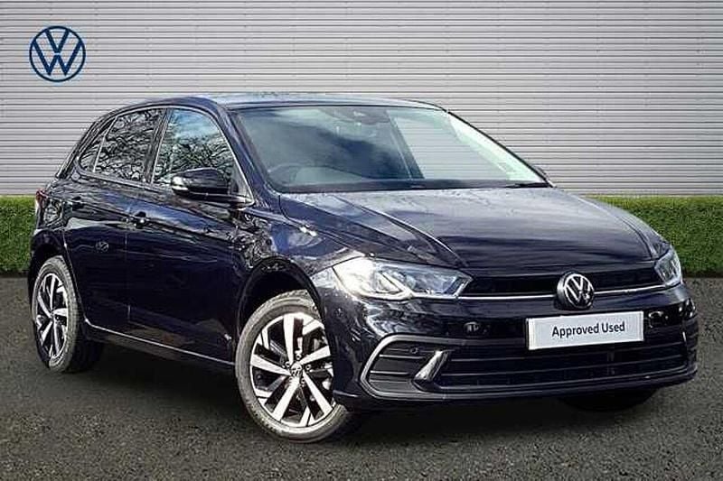 Used VW Polo Match 95 HP (69 kW) 2024 Black Hatchback