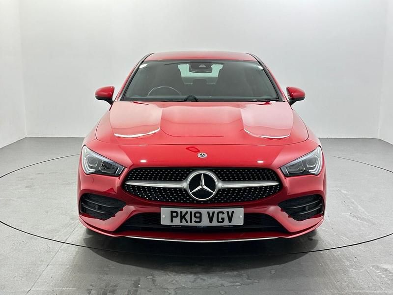 Used Mercedes CLA200 AMG Line Premium 163 HP (119 kW) 2019 Red Coupe