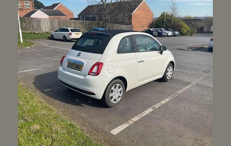 Used Fiat 500C Pop 69 HP (50 kW) 2018 White Cabriolet