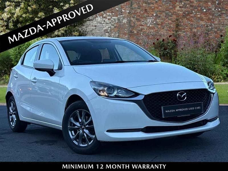 White Used 2022 Mazda 2 Hatchback | £11,990 (Good price) - Image 1/4