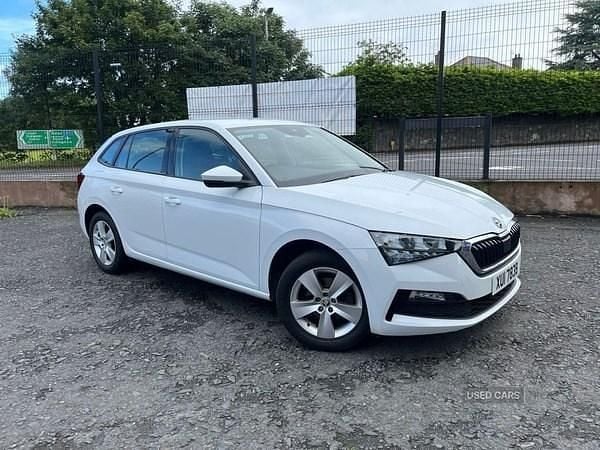 White Used 2020 Skoda Scala SE Hatchback | £11,495 (Fair price) - Image 1/4