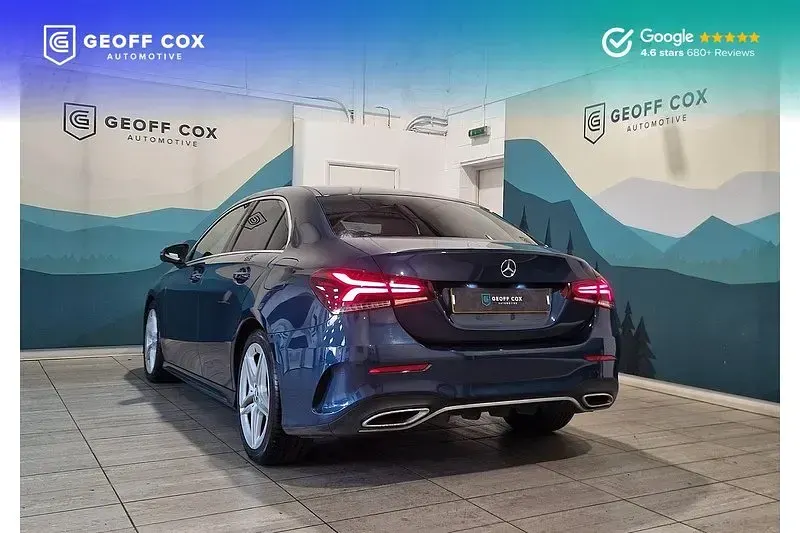 Used Mercedes A180 AMG line 2021 Blue Sedan
