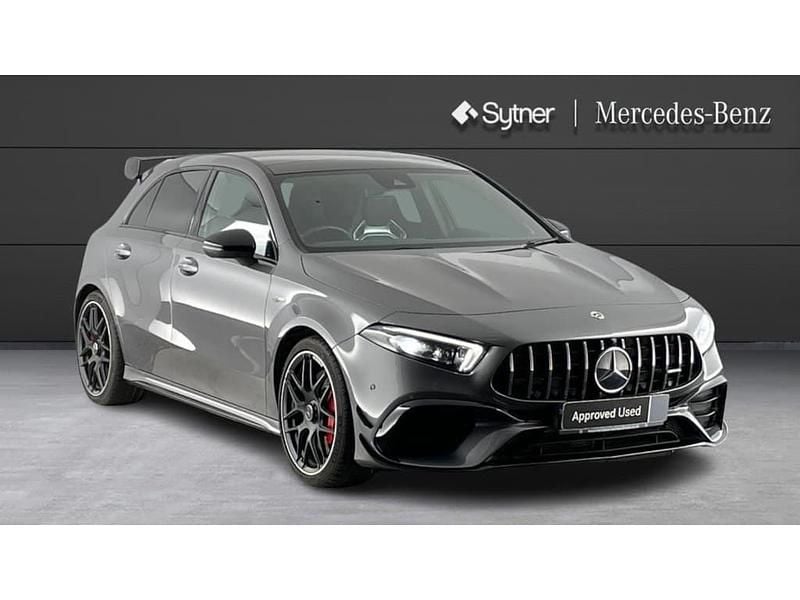 Grey Used 2022 Mercedes A45 AMG Hatchback | £41,900 (Expensive) - Image 1/4