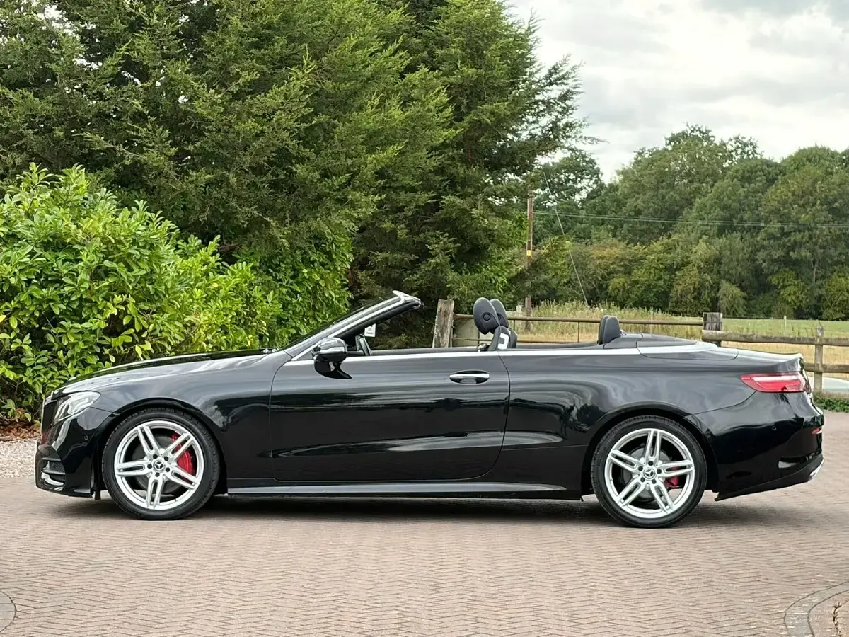 Used Mercedes E220 AMG Line Premium 2017 Black Cabriolet