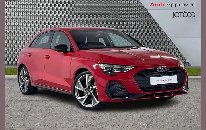 Used Audi A3 Black Edition 147 HP (108 kW) 2025 Red Hatchback