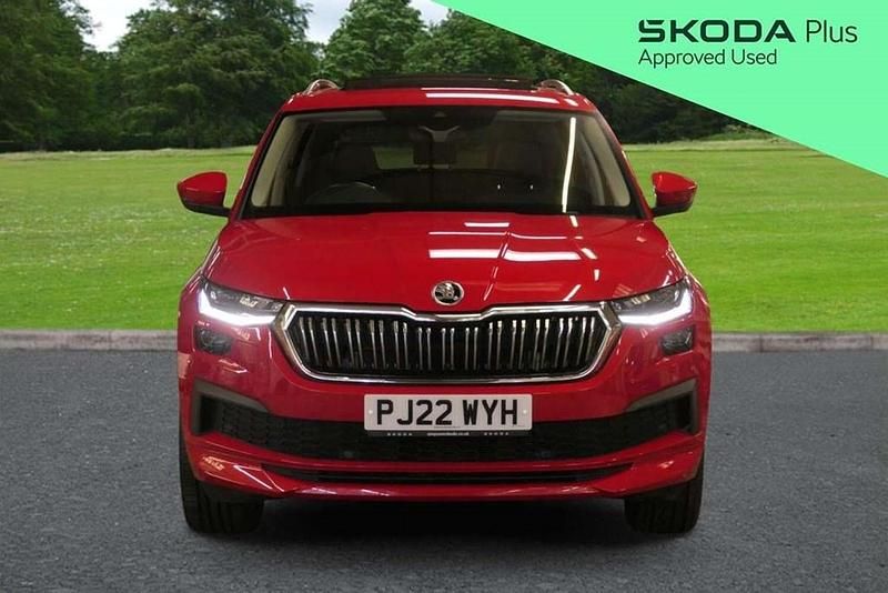Used Skoda Kodiaq LAURIN & KLEMENT 150 HP (110 kW) 2022 Velvet red metallic SUV